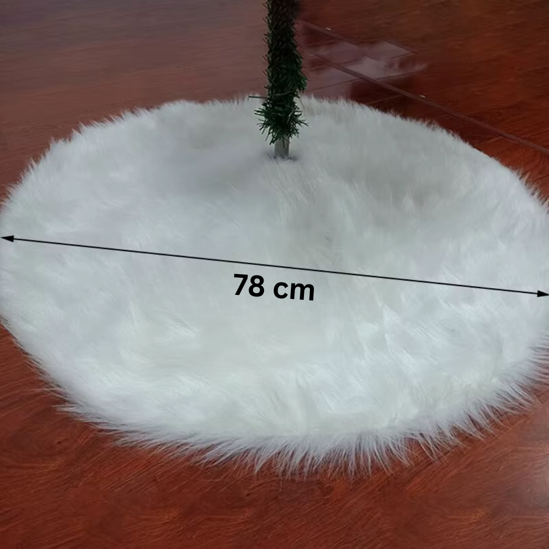 ✨ Der Zauber unter deinem Weihnachtsbaum. Luxus Fell-Teppich für magische Festtage ✨