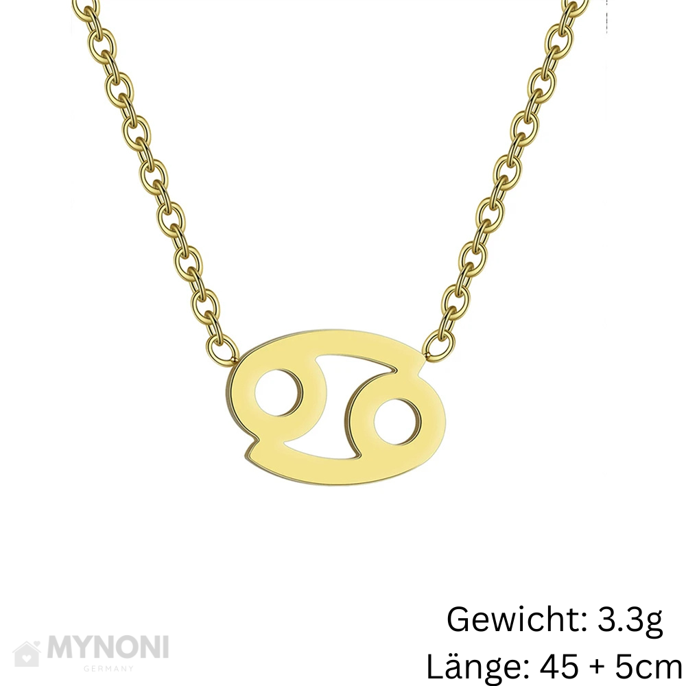 Celestia – Goldene Sternzeichenkette für Stil mit Bedeutung