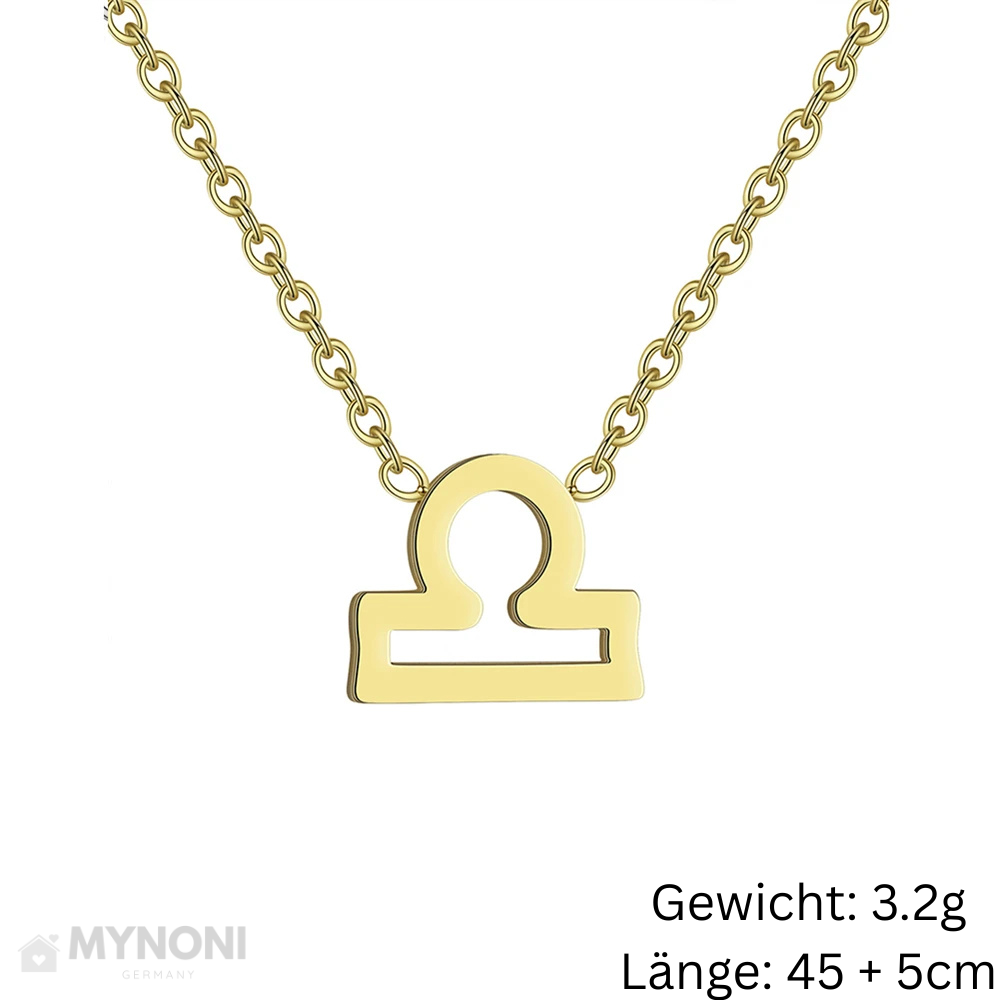 Celestia – Goldene Sternzeichenkette für Stil mit Bedeutung