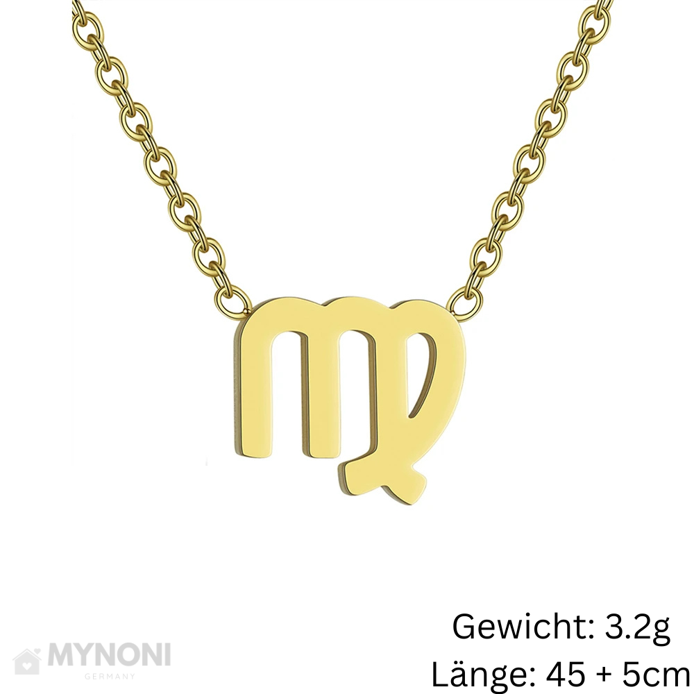 Celestia – Goldene Sternzeichenkette für Stil mit Bedeutung