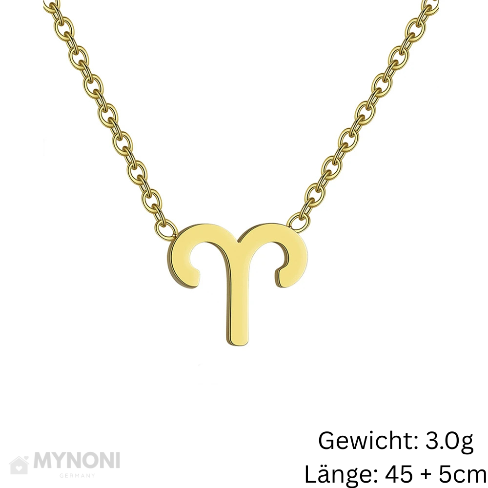 Celestia – Goldene Sternzeichenkette für Stil mit Bedeutung