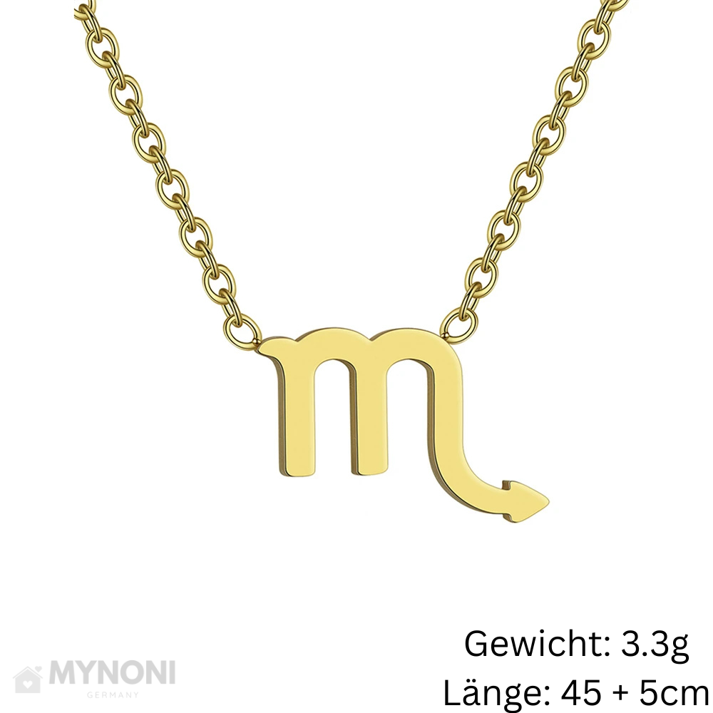 Celestia – Goldene Sternzeichenkette für Stil mit Bedeutung