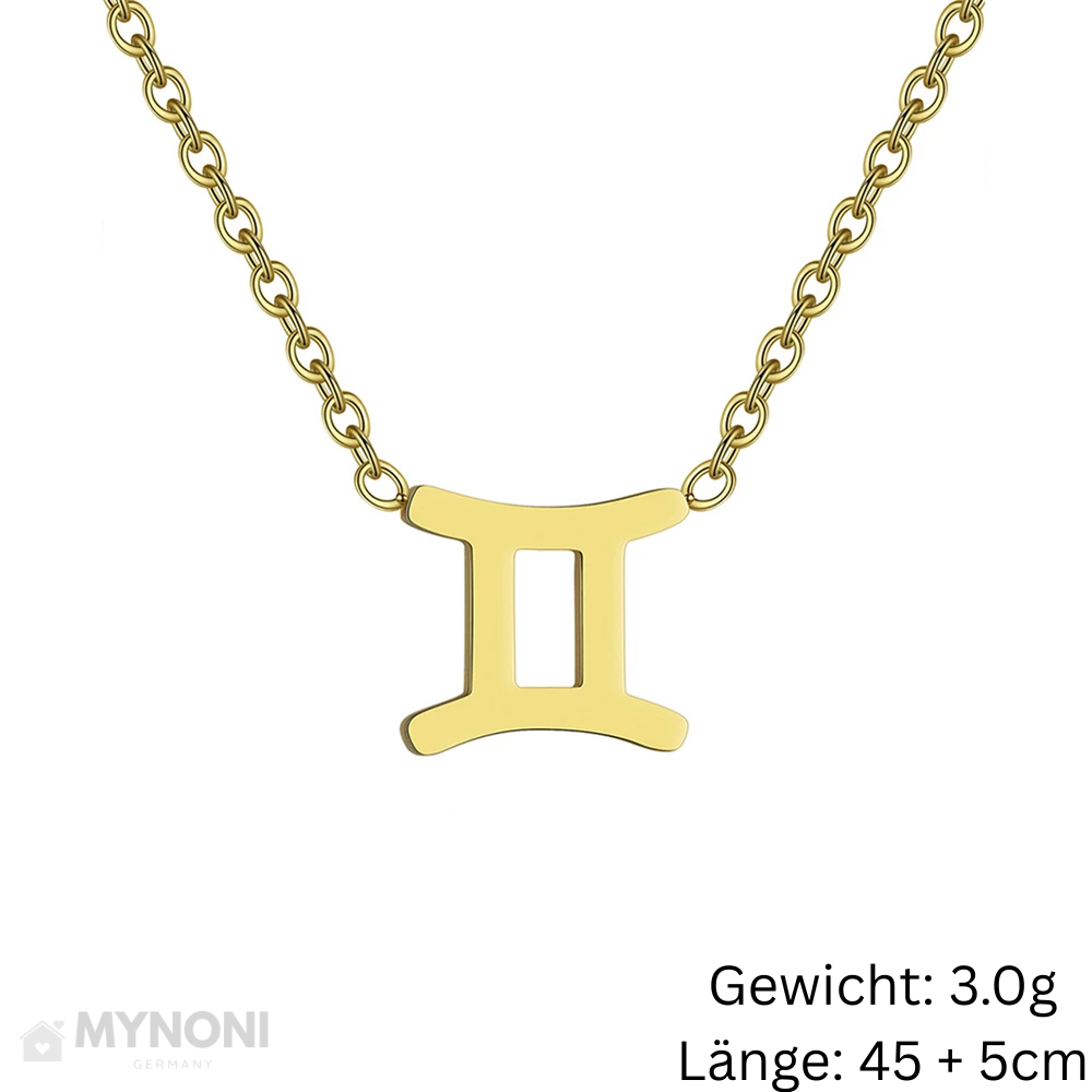 Celestia – Goldene Sternzeichenkette für Stil mit Bedeutung