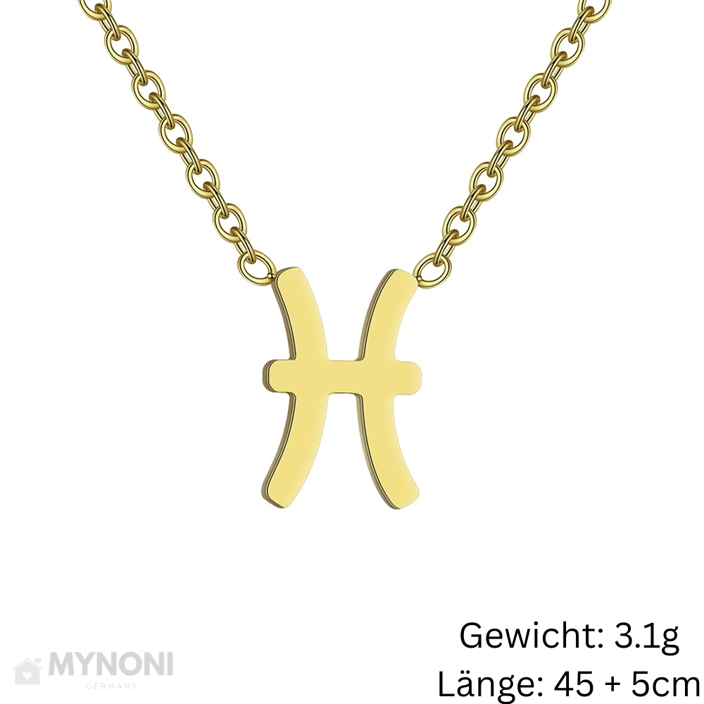 Celestia – Goldene Sternzeichenkette für Stil mit Bedeutung