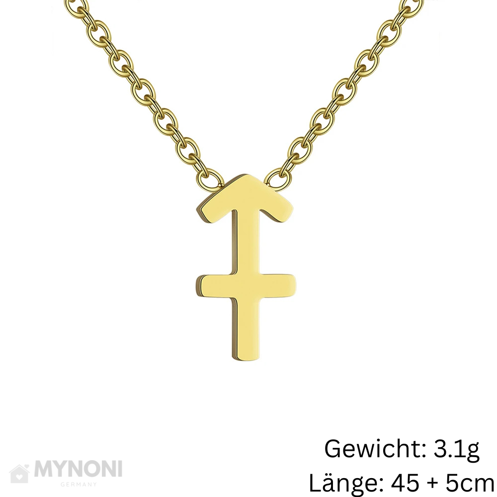 Celestia – Goldene Sternzeichenkette für Stil mit Bedeutung