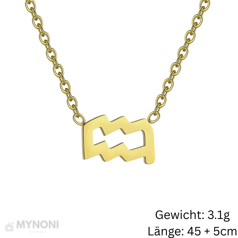 Celestia – Goldene Sternzeichenkette für Stil mit Bedeutung