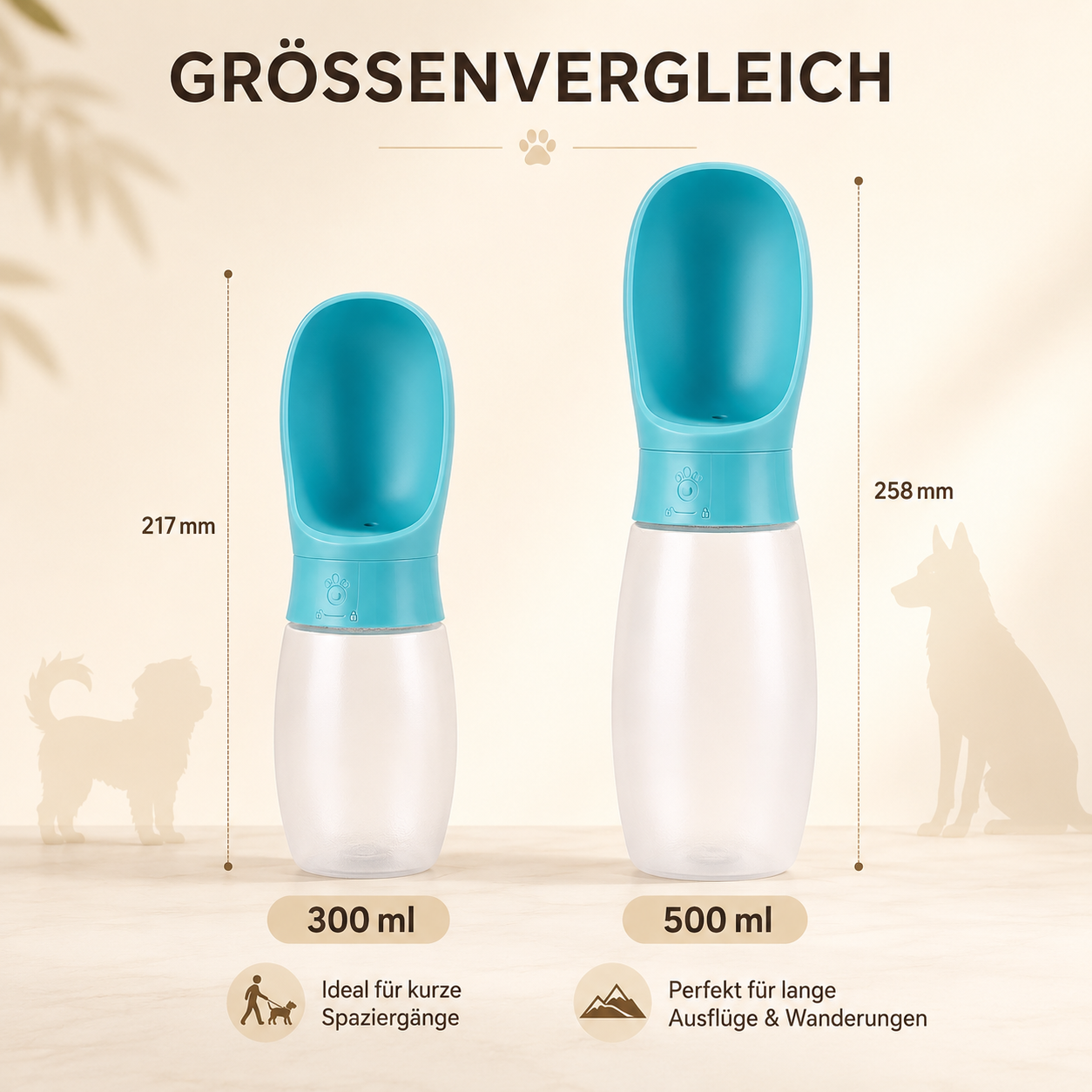 AquaPaw – Nie wieder durstige Spaziergänge.
