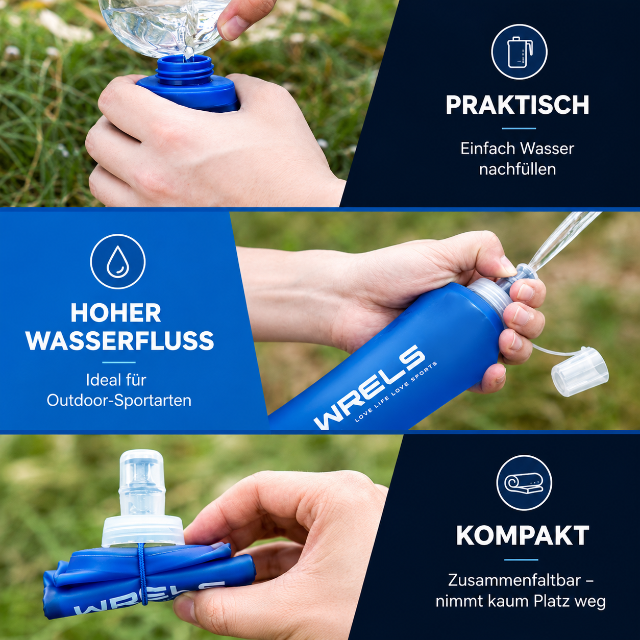 HydraFlex – Immer Wasser dabei. Nie im Weg.