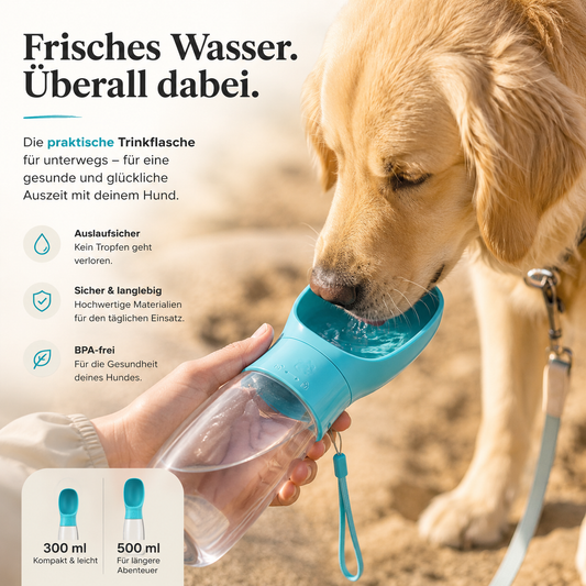AquaPaw – Nie wieder durstige Spaziergänge.