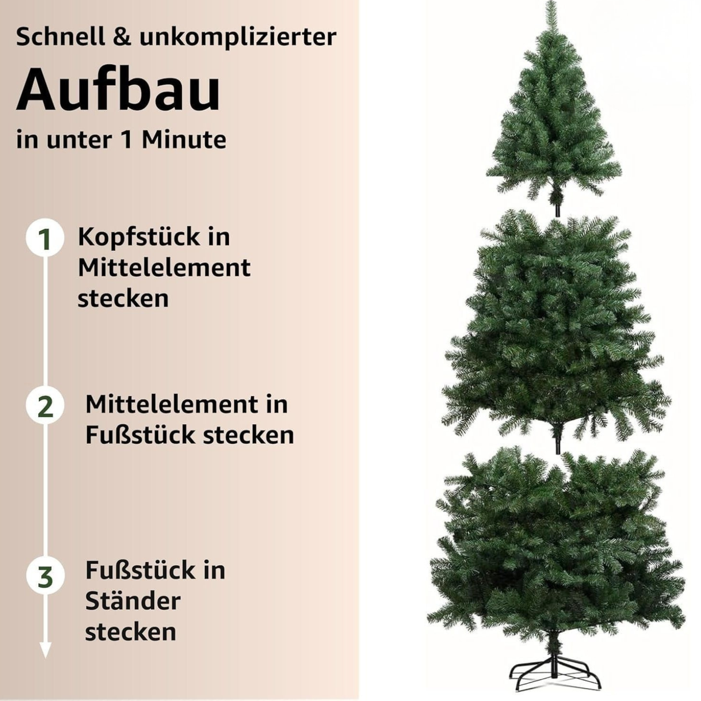 🌲Der sichere Klassiker. Lebensechter Weihnachtsbaum ohne Nadeln & Stress🌲