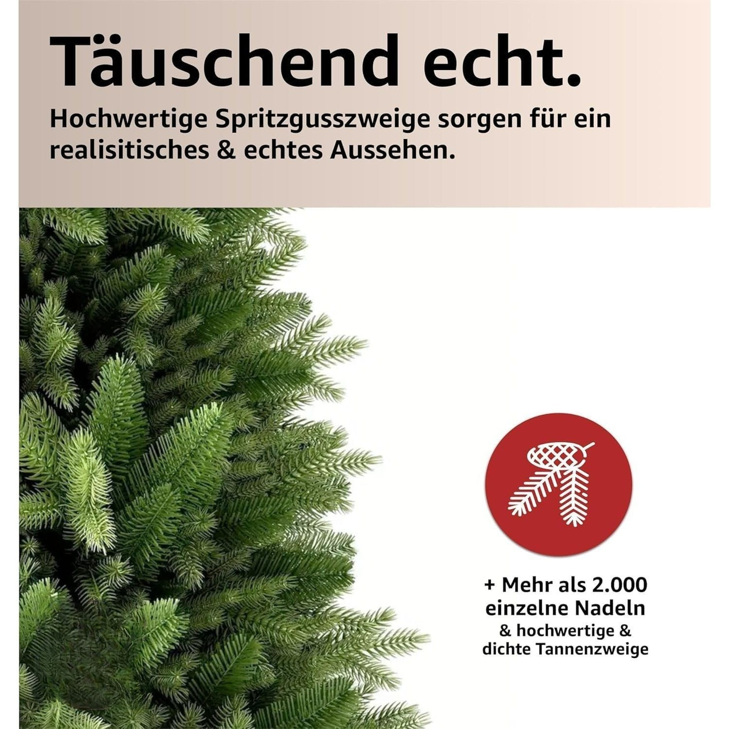 🌲Der sichere Klassiker. Lebensechter Weihnachtsbaum ohne Nadeln & Stress🌲
