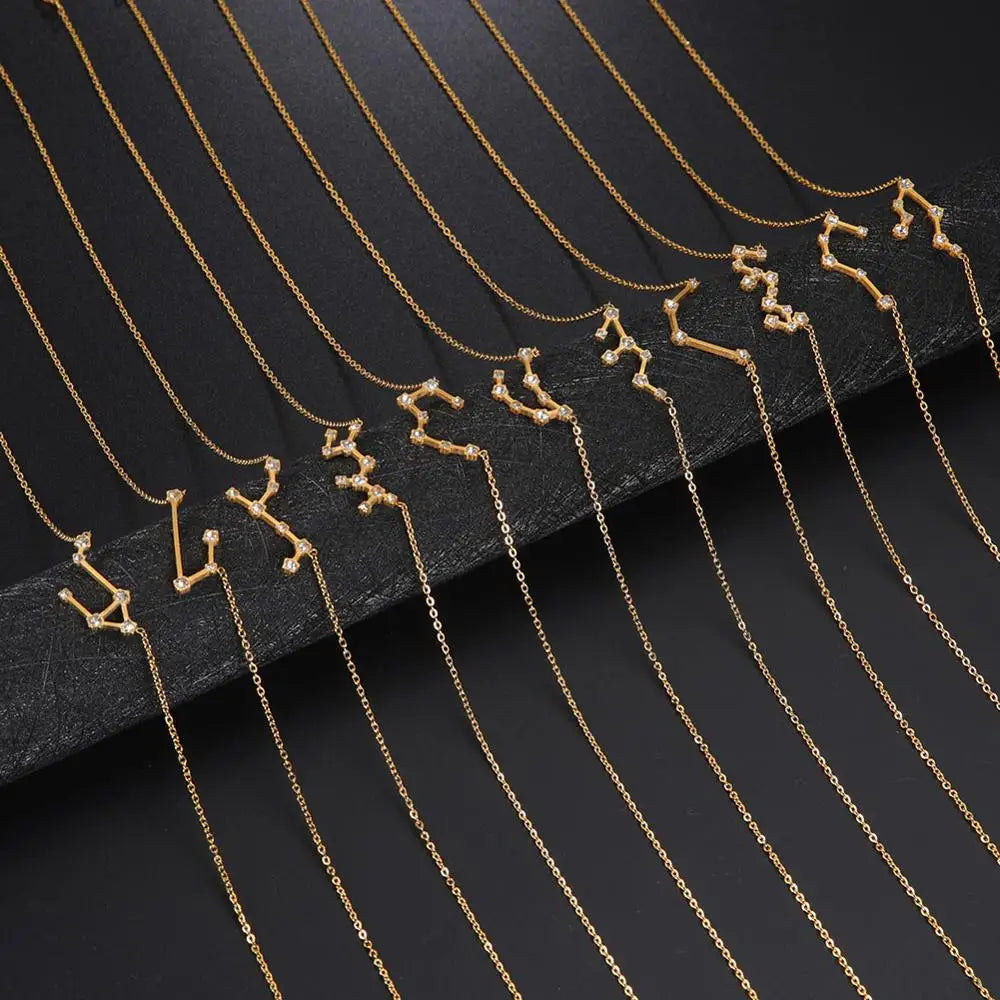 Stellara – Edle Konstellationskette mit deinem Sternbild – 12 Designs, 2 Farben