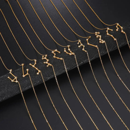 Stellara – Edle Konstellationskette mit deinem Sternbild – 12 Designs, 2 Farben