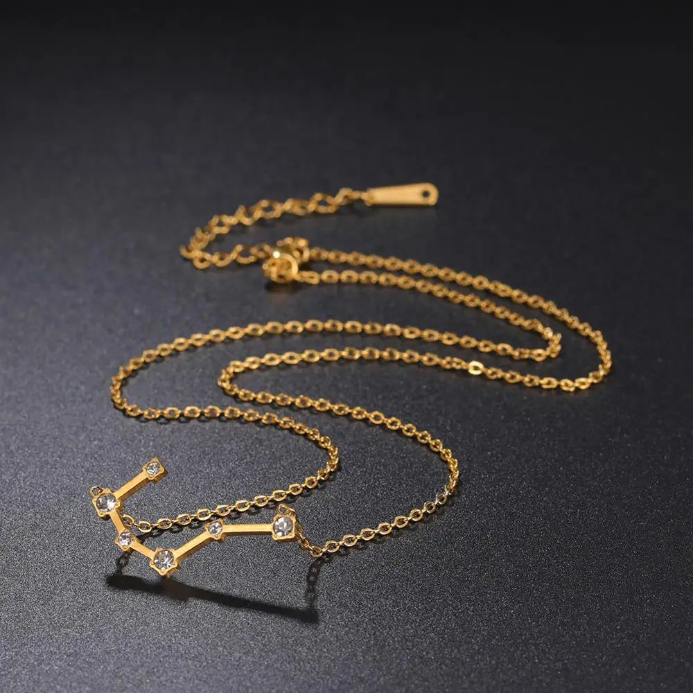 Stellara – Edle Konstellationskette mit deinem Sternbild – 12 Designs, 2 Farben