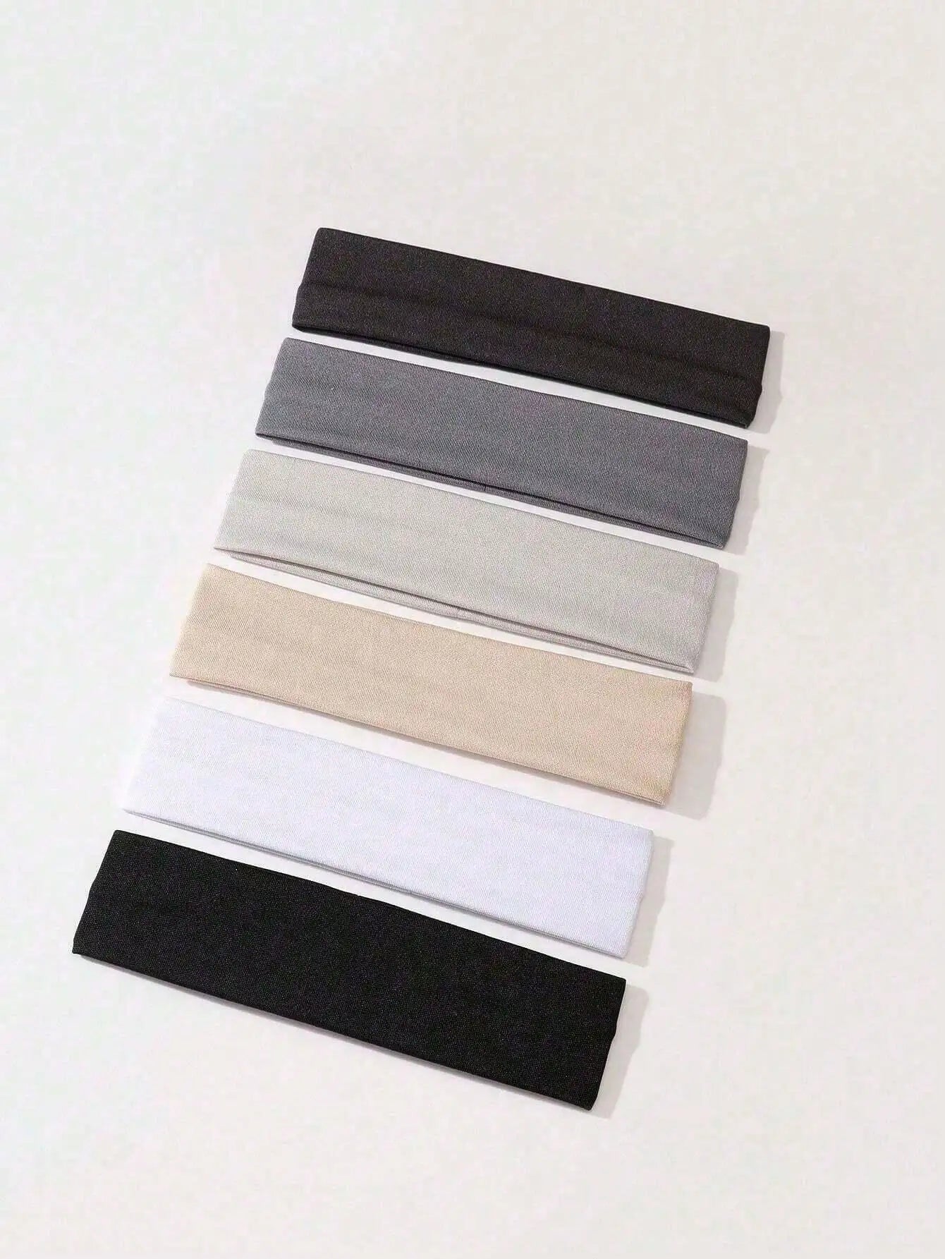 Lunera – 6er-Set Stretch-Stirnbänder für jeden Look