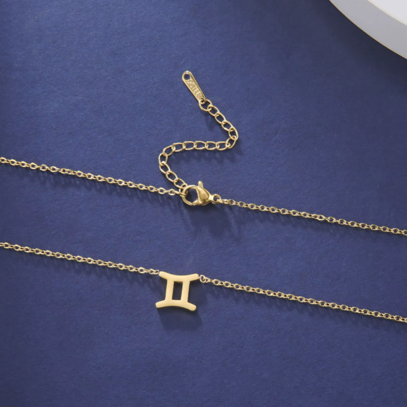 Celestia – Goldene Sternzeichenkette für Stil mit Bedeutung